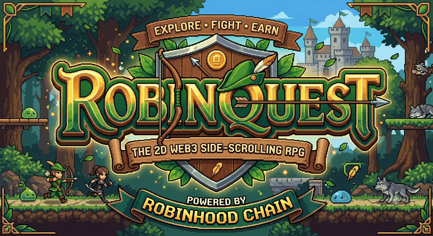 RobinQuest — the 2D web3 side-scrolling RPG, powered by Robinhood Chain